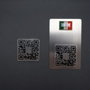 Silver Aluminum Mexico Flag